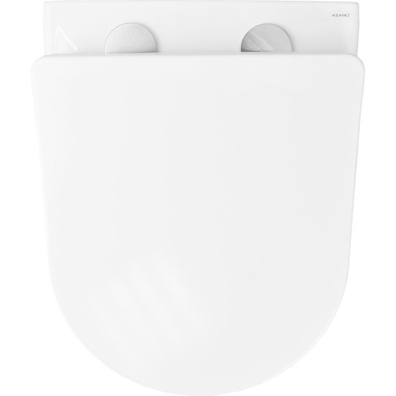 Инсталляция с подвесным унитазом комплект: Grohe Rapid SL 38772001 с подвесным безободковым унитазом Azario Grado AZ-0046 SP сиденье микролифт, крепление, кнопка смыва хром, Цвет производителя: хром - фото 10