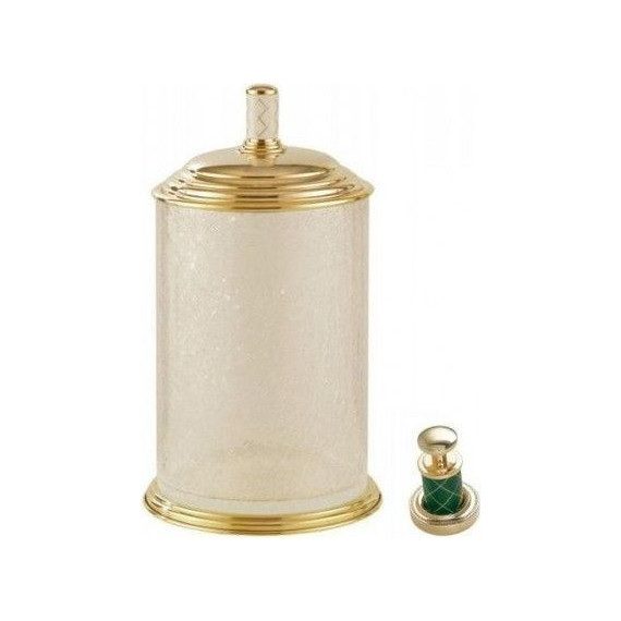 Ведро для мусора Boheme Murano Gold 10907-GR-G, золото - фото 
