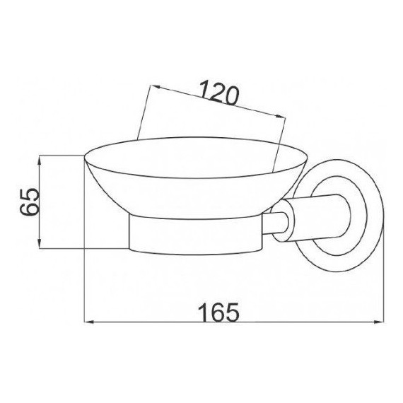 Мыльница Boheme Murano Gold 10903-GR-G, золото - фото 2