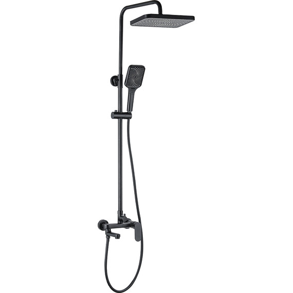 Душевая стойка Azario Arizona AZ-20BS, черный, Цвет производителя: чёрный - фото 2