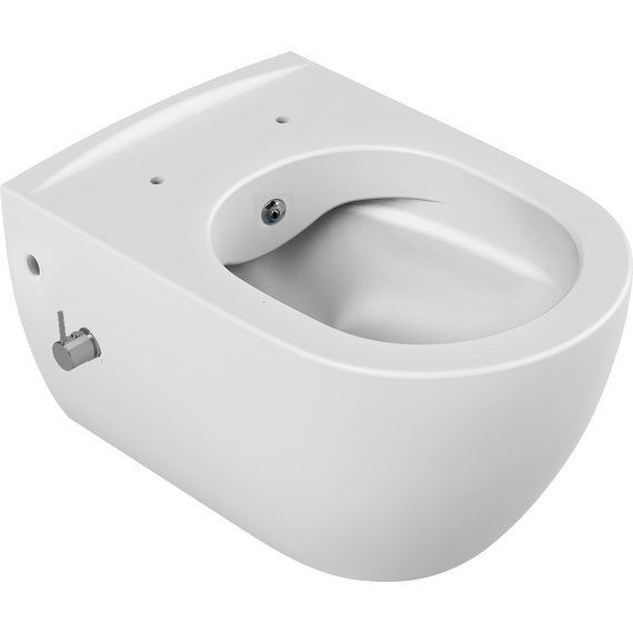 Унитаз-биде подвесной безободковый Boheme Bianca 963-2-WM - фото 