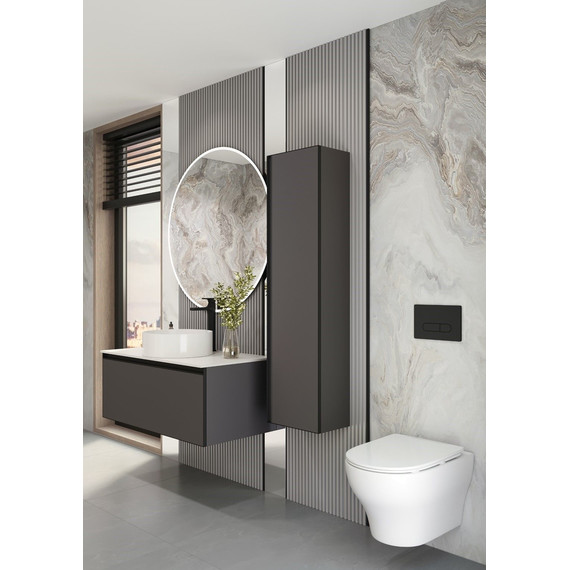 Унитаз-биде подвесной Boheme Fiore 978-SET-2-MW с крышкой микролифт - фото 3