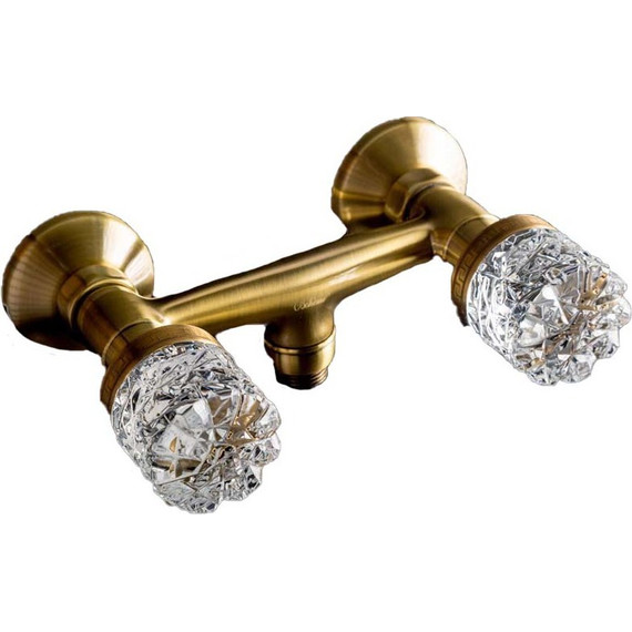 Смеситель для душа Boheme Crystal 314-CRST, бронза - фото 