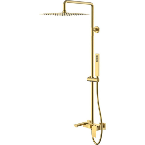 Душевая стойка Boheme Qubic 478-MG, matt gold - фото 