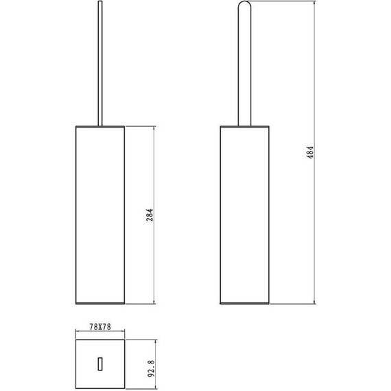 Ёршик для унитаза Boheme 10949-G, gold - фото 5