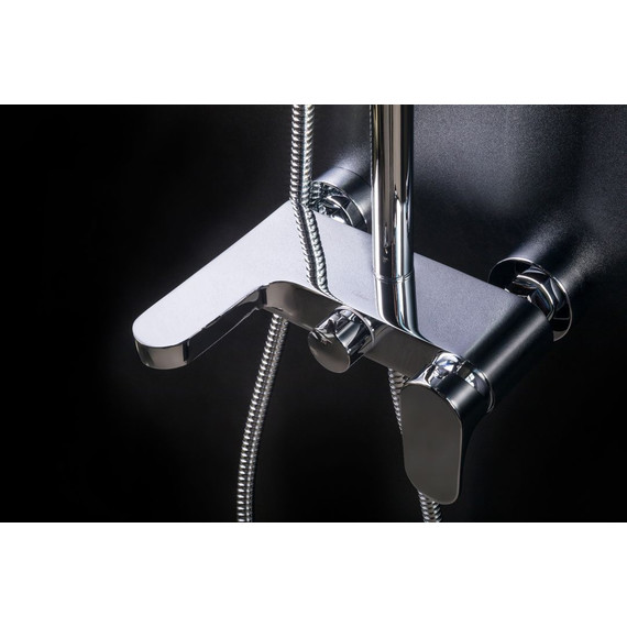 Душевая стойка Boheme Spectre 458-GM, gun metal - фото 6