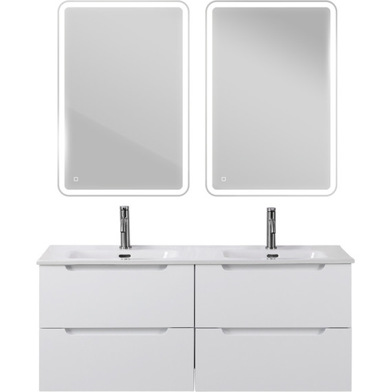 Тумба подвесная с раковиной BelBagno ETNA-1200-4C-SO-2-BL 120 см (раковина BB1200-2-ETL) Bianco Lucido, Цвет фасада: Bianco Lucido - фото 12