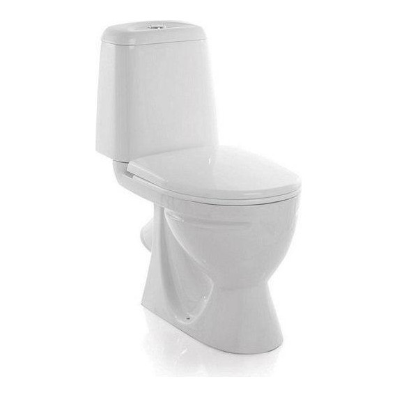 Унитаз напольный Sanita Идеал комфорт WC.CC/Ideal/2-DM/WHT.G/S1 с крышкой микролифт - фото 