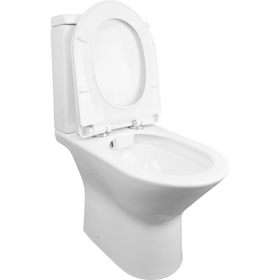 Унитаз-компакт Azario Fretta AZ-1223 с крышкой микролифт - фото 4