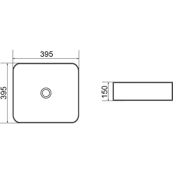 Раковина-чаша Azario 39.5 см AZ-2075-B-MB, черный - фото 3