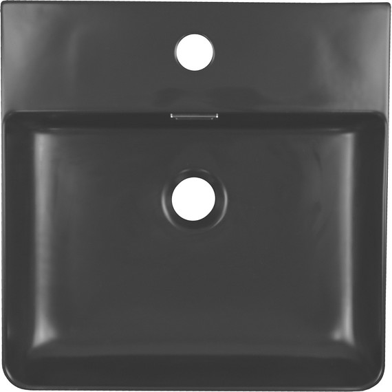 Раковина подвесная Azario 42 см AZ-2177-MB, черный матовый - фото 2