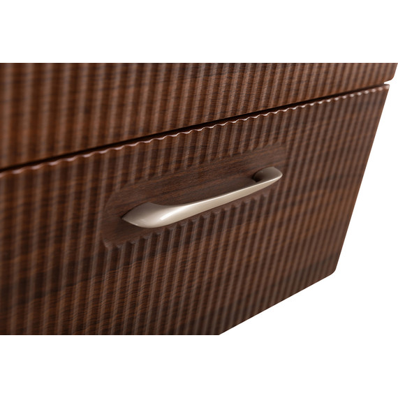 Тумба подвесная с раковиной BelBagno DUE-500-2C-SO-NOCE-P 50 см (2 ручки сатин) Noce, Цвет фасада: Noce - фото 9