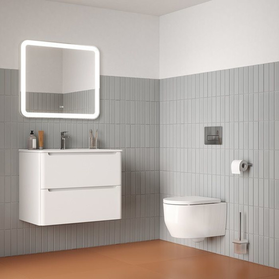 Унитаз подвесной безободковый Iddis Aiger AIGRDSEi25 с крышкой микролифт - фото 4