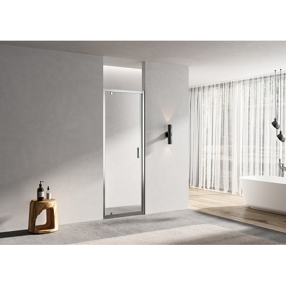 Душевая дверь Azario Milton 90 см AZ-NAO6211 900, хром/прозрачное - фото 2