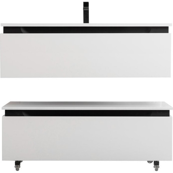 Тумба дополнительная Cezares SLIDER-1000-1C-PI-BO 100 см, Bianco Opaco - фото 3