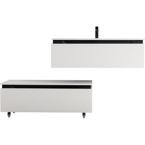 Тумба дополнительная Cezares SLIDER-1000-1C-PI-BO 100 см, Bianco Opaco - фото 4