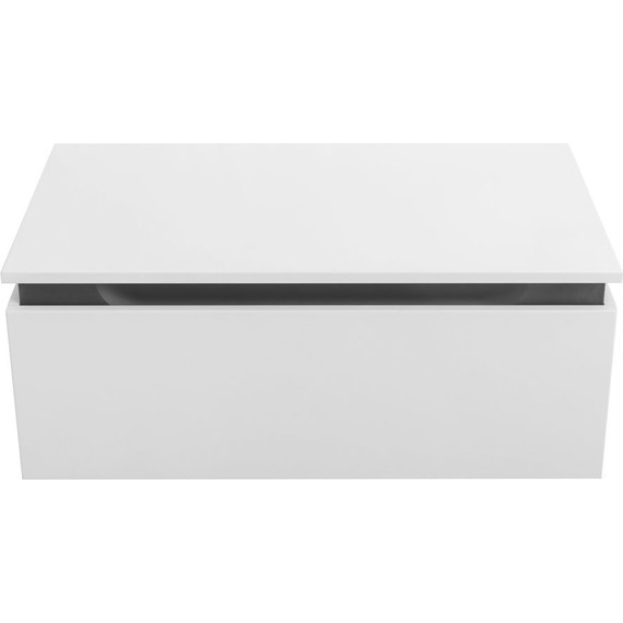 Тумба дополнительная Cezares SLIDER-800-1C-PI-BO 80 см, Bianco Opaco - фото 