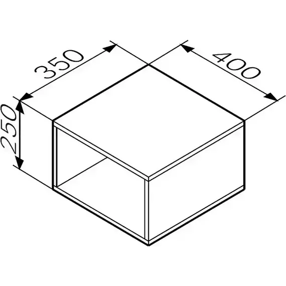 Пенал подвесной Am.Pm Func 40 см M8FCH04029WM+M8FCH0402WM+M8FOH0401WM, белый матовый - фото 3