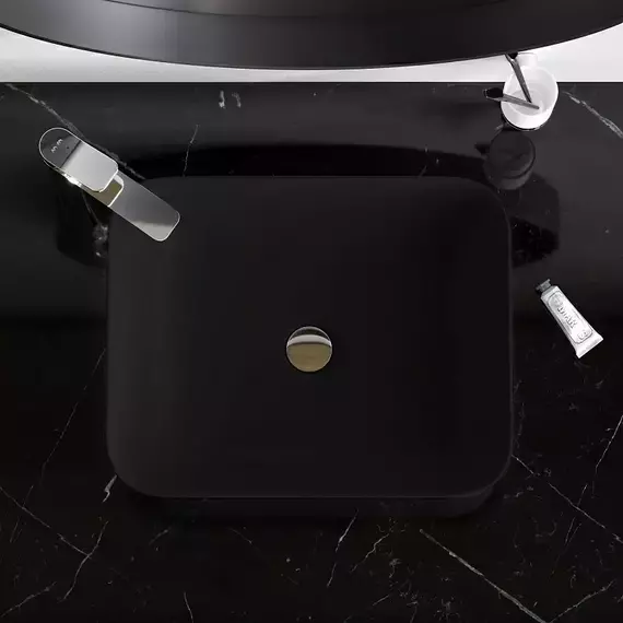 Раковина-чаша Am.Pm Func 51 см M8FWCC10510BM, чёрная матовая - фото 3