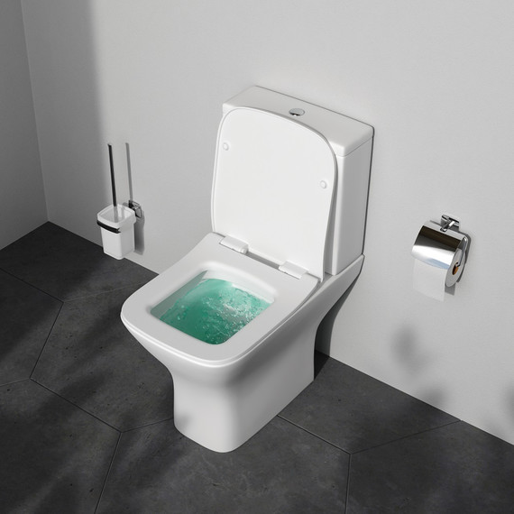 Унитаз-компакт безободковый Am.Pm Gem C908601SC с сиденьем микролифт - фото 4