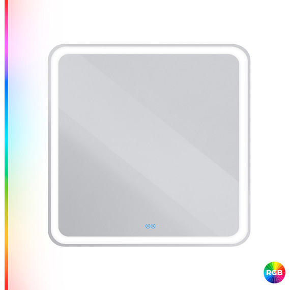 Зеркало Cezares Ellisse 80 см CZR-SPC-MC-800-800-RGB-TCH - фото 