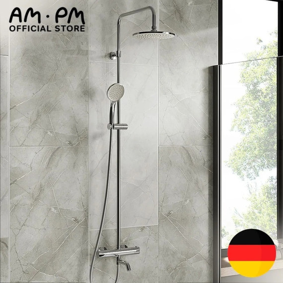 Душевая стойка с термостатом Am.Pm Crave F079C500 - фото 