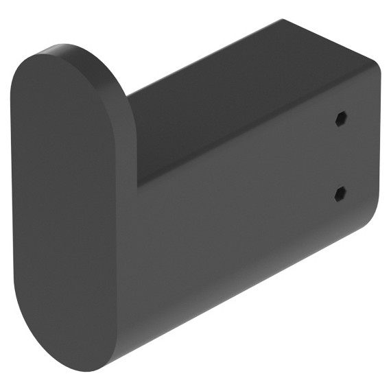 Крючок Cezares Stylus STYLUS-HK-NOP, цвет чёрный матовый - фото 2