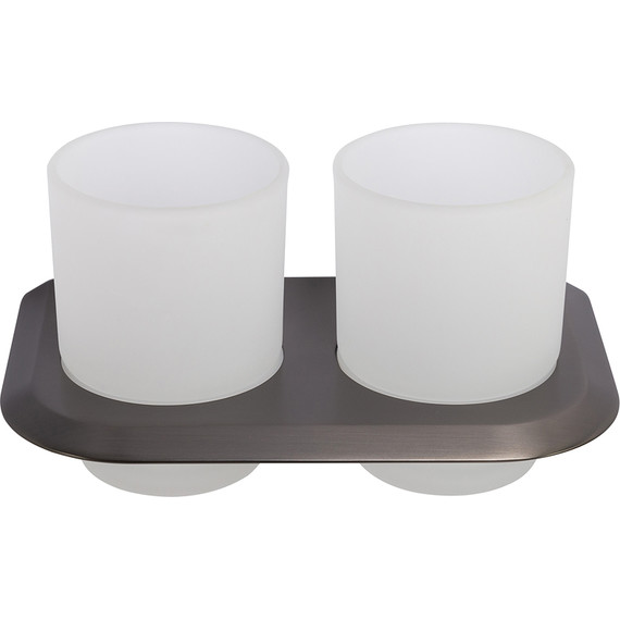 Стакан двойной Cezares Liner LINER-TUMDS-GM, цвет оружейная сталь, Цвет производителя: оружейная сталь - фото 2