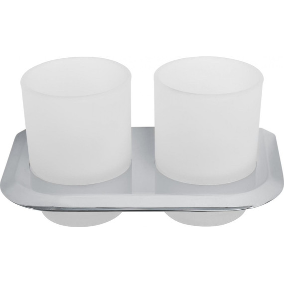 Стакан двойной Cezares Liner LINER-TUMDS-01, Цвет производителя: хром - фото 2