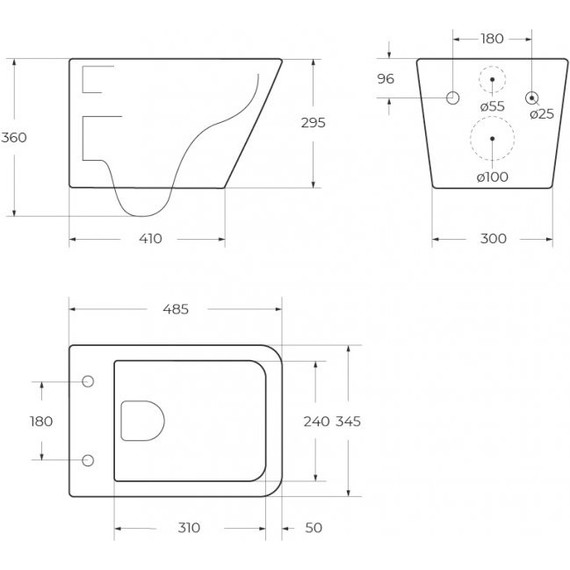 Унитаз подвесной безободковый BelBagno Due-Tor BB5171CH-TOR/SC (Система смыва торнадо) с крышкой микролифт - фото 15