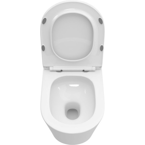 Унитаз подвесной безободковый BelBagno Tre-Tor BB5180CH-TOR/SC (Система смыва торнадо) с крышкой микролифт - фото 11