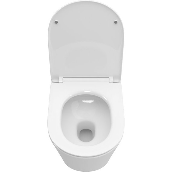 Унитаз подвесной безободковый BelBagno Tre-Tor BB5180CH-TOR/SC (Система смыва торнадо) с крышкой микролифт - фото 12