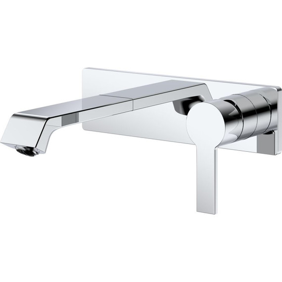 Смеситель для раковины настенный BelBagno AURORA-BLVM-CRM-W0 (со скрытой частью) - фото 