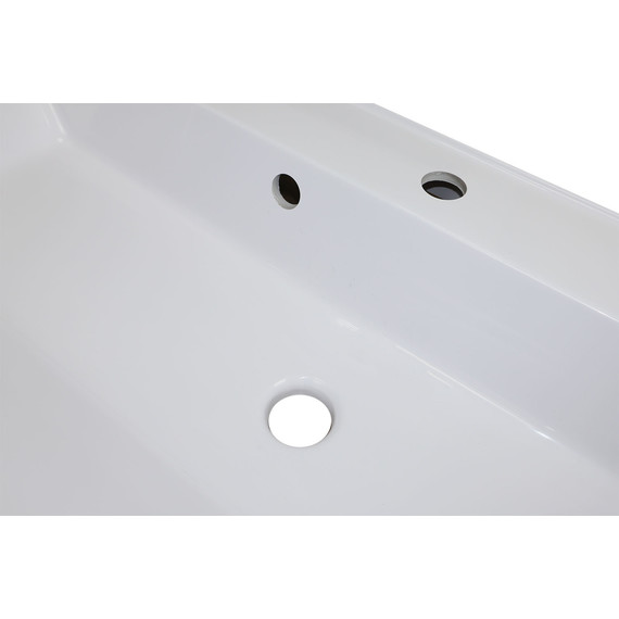 Тумба подвесная с раковиной Azario Velluto 70 см CS00088602, белый матотвый - фото 15