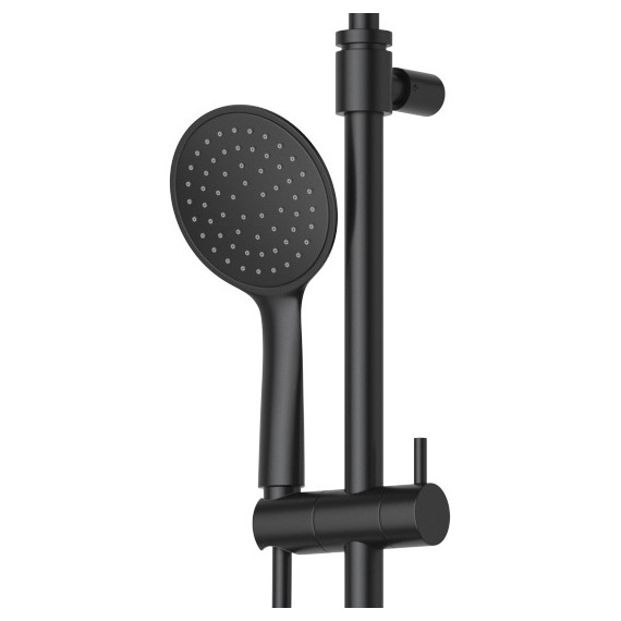 Душевая стойка Cezares LEAF-CDA-30-L-NOP, чёрный матовый, Цвет производителя: чёрный матовый - фото 3