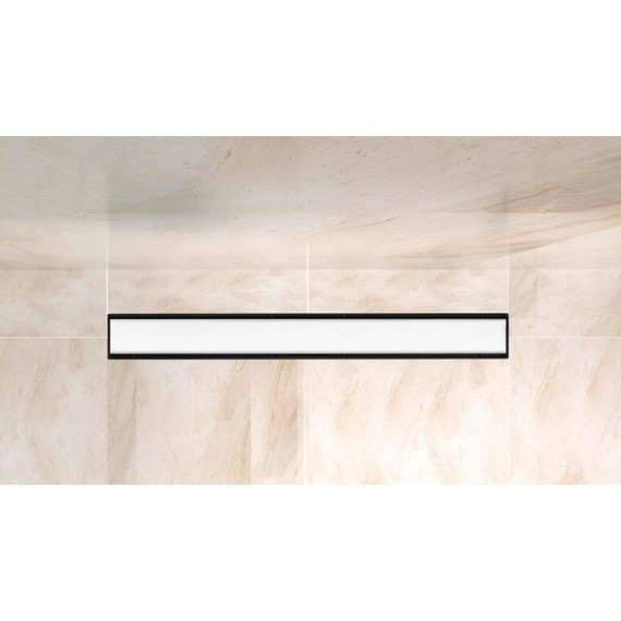 Трап Belbagno Luce 60 см BB-LD-LUCE-90-BIANCO, белый матовый (под плитку), Цвет производителя: белый матовый, Размер трапа: 850 - фото 2