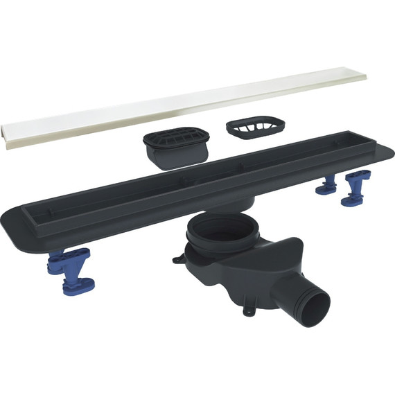 Трап Belbagno Luce 70 см BB-LD-LUCE-70-BIANCO, белый матовый (под плитку), Цвет производителя: белый матовый, Размер трапа: 650 - фото 
