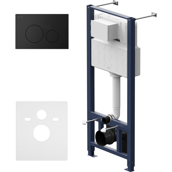 Инсталляция с подвесным унитазом Am.Pm Spirit V2.0 FlashClean IS49038.701700MB - фото 2