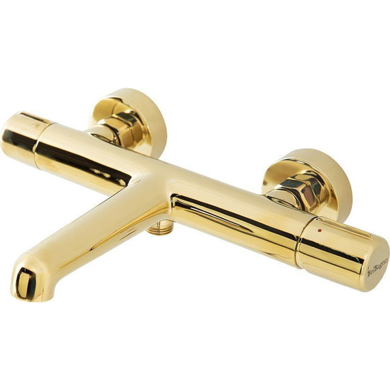 Смеситель для ванны BelBagno UNO-VASM/DFS-ORO, золото - фото 2