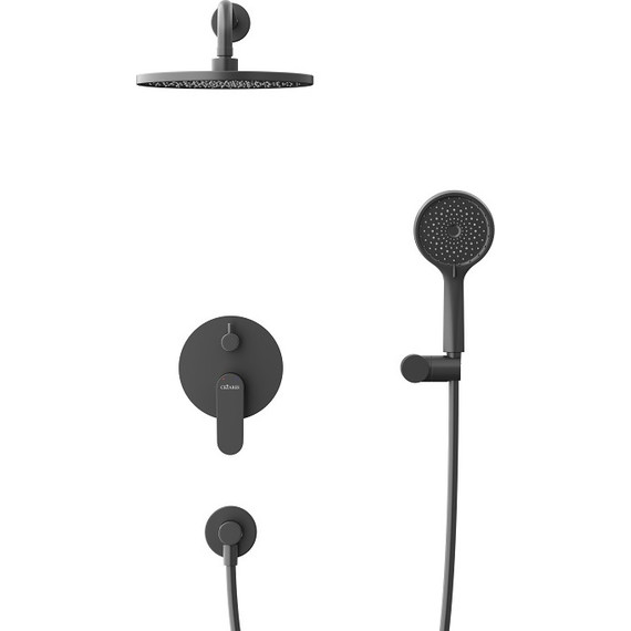 Душевая система для душа Cezares STYLUS-DSET-NOP, чёрный матовый, Цвет производителя: чёрный матовый - фото 3
