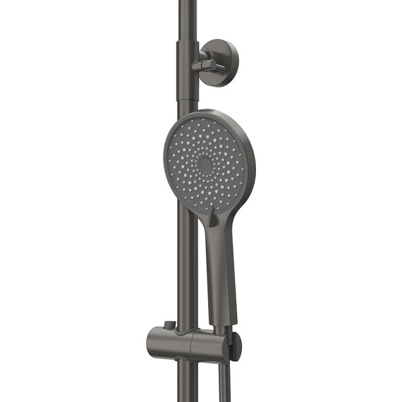 Душевая стойка Cezares RELAX-CD-GM, оружейная сталь, Цвет производителя: оружейная сталь - фото 4