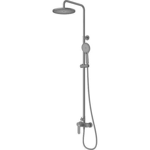 Душевая стойка Cezares STYLUS-CD-NOP, чёрный матовый, Цвет производителя: чёрный матовый - фото 