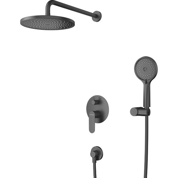 Душевая система для душа Cezares STYLUS-DSET-NOP, чёрный матовый, Цвет производителя: чёрный матовый - фото 