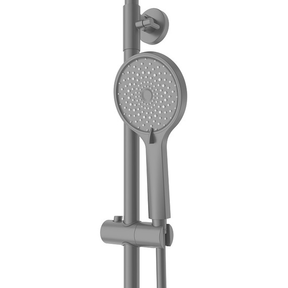 Душевая стойка Cezares STYLUS-CD-NOP, чёрный матовый, Цвет производителя: чёрный матовый - фото 4