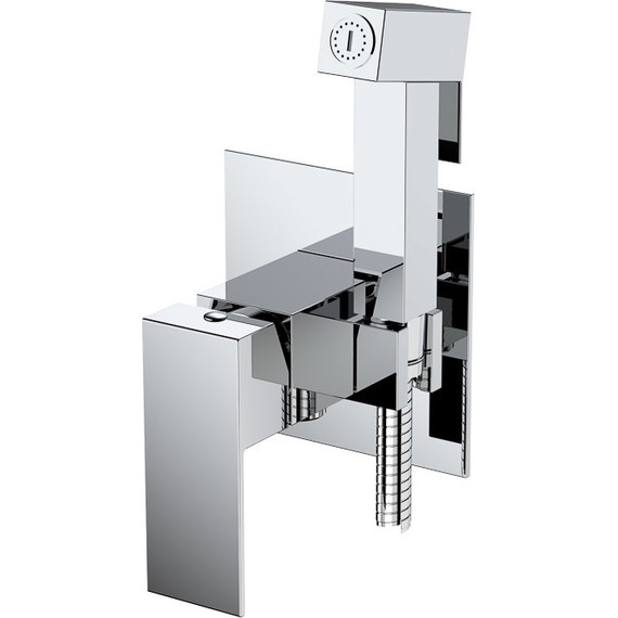 Набор для гигиенического душа Cezares SLIDER-DIF-01 (со скрытой частью), Цвет производителя: хром - фото 3