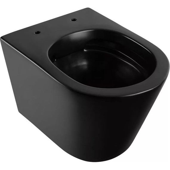 Инсталляция с подвесным унитазом комплект: TECEbase 2.0 9400414 с подвесным безободковым унитазом Abber Bequem AC1102MB сиденье микролифт, крепление, кнопка смыва чёрная матовая - фото 8