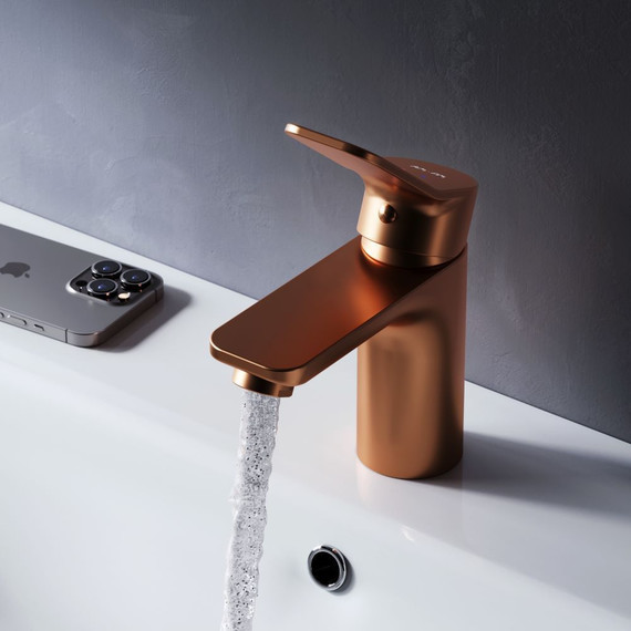 Смеситель для раковины AM.PM X.Joy F85A02144, розовое золото, Цвет производителя: розовое золото - фото 4