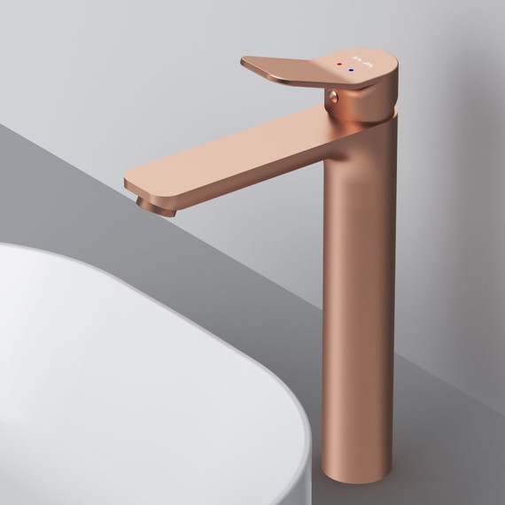 Смеситель для раковины высокий AM.PM X.Joy F85A92044, розовое золото, Цвет производителя: розовое золото - фото 2