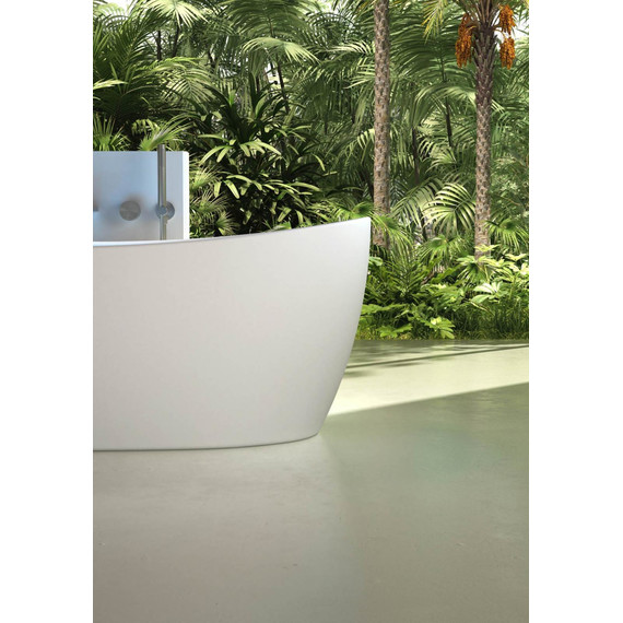 Ванна отдельностоящая Solid Surface Vincea 170x80 см VBT-6S03MW, белый матовый - фото 2