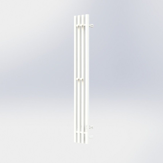 Полотенцесушитель электрический Тругор Пэк сп Вектор кв 4 П4 150х1200 мм (подключение справа) 00-00045251, белый - фото 2